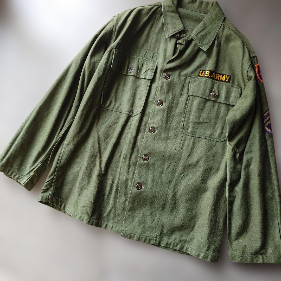 ビンテージOG107 ミリタリー ユーティリティシャツ M 50年代 初期モデル