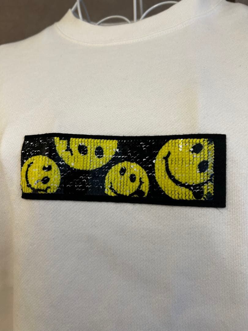 未使用級✨STUD MUFFIN ロゴ　トレーナー　ホワイト　M