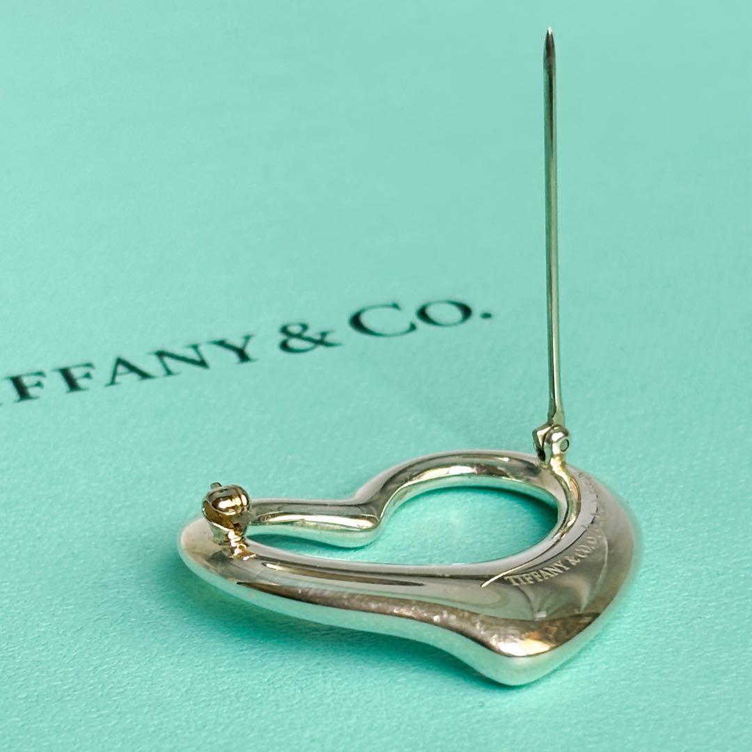 大サイズ★ティファニー エルサ・ペレッティ オープンハート ブローチ SV925