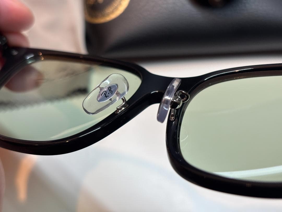 Ray-Ban RB4333D スクエア 黒緑 GEOfit 美品