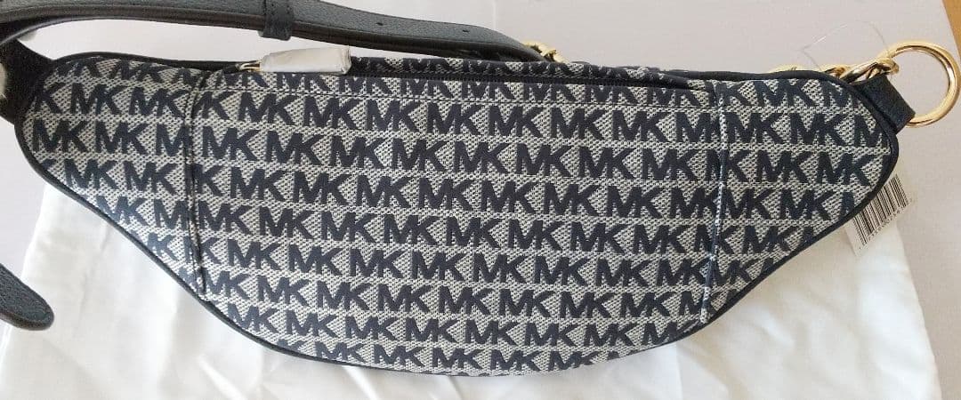未使用 MICHAEL KORS ウエストバッグ キャンバス モノグラム 美品
