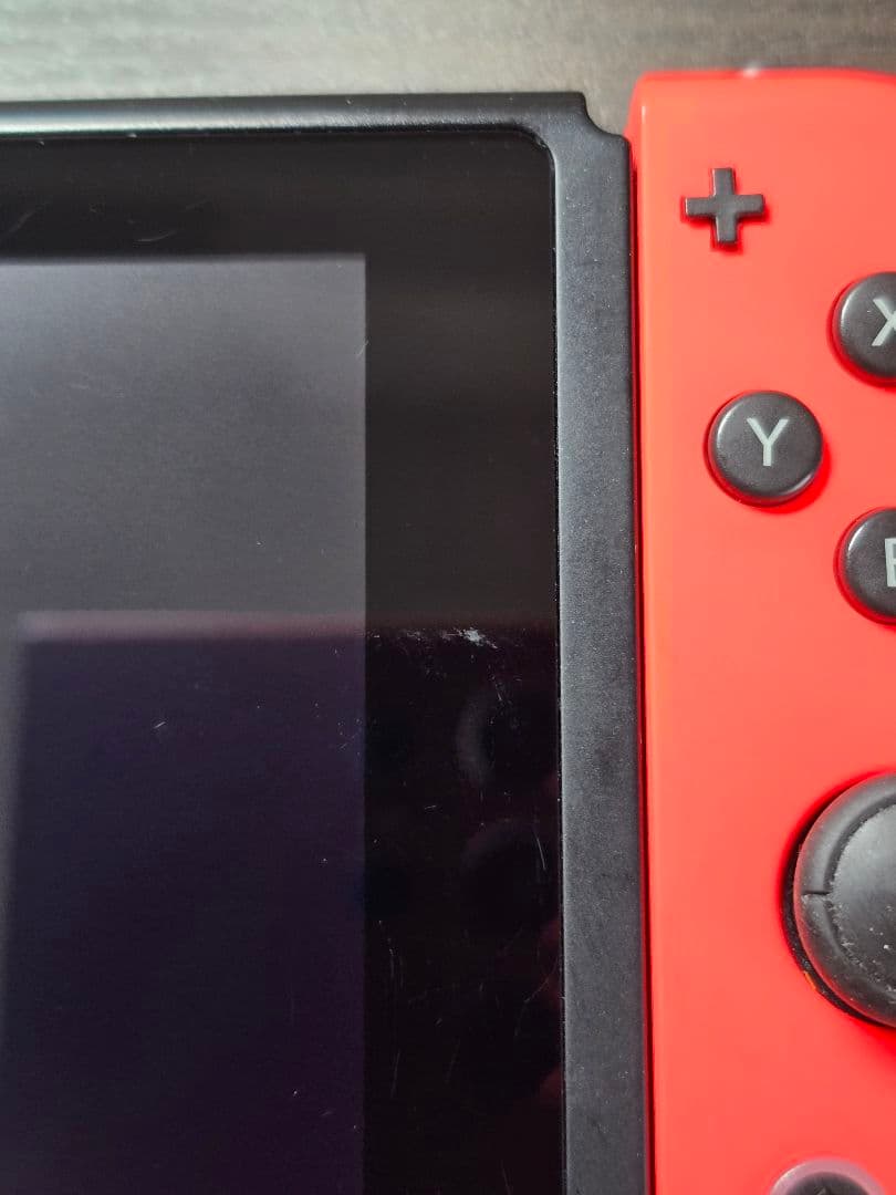 Nintendo Switch 本体 青/赤 Joy-Con 画面焼けあり