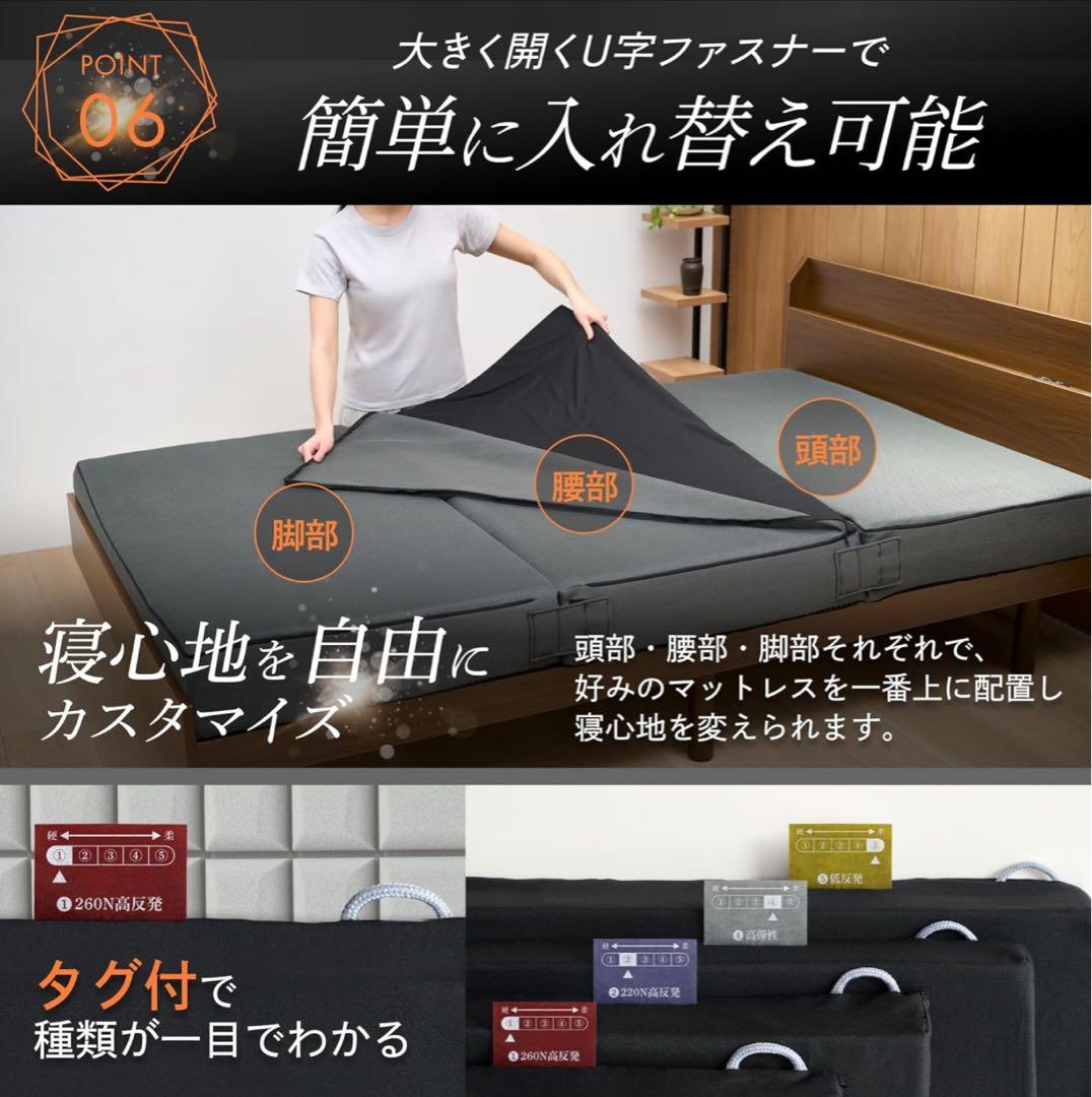 【新品】GOKUMIN マットレス 4層入れ替え アルティメイトマットレス SD