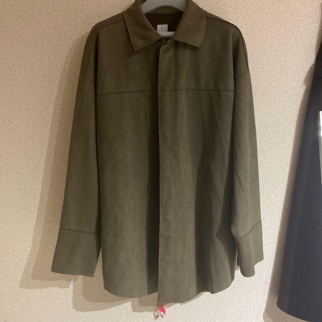 Enof スウェードシャツ