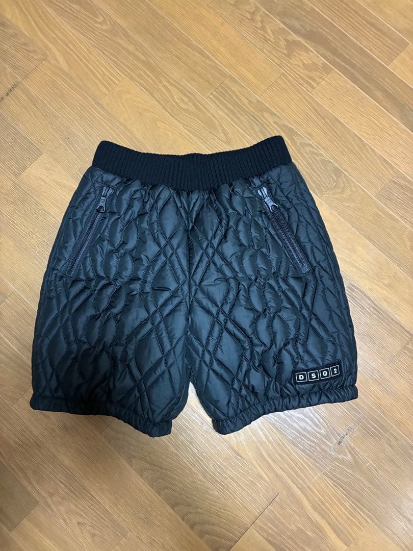 ディースクエアード DSQUARED2 キルティング　ショートパンツ ブラック