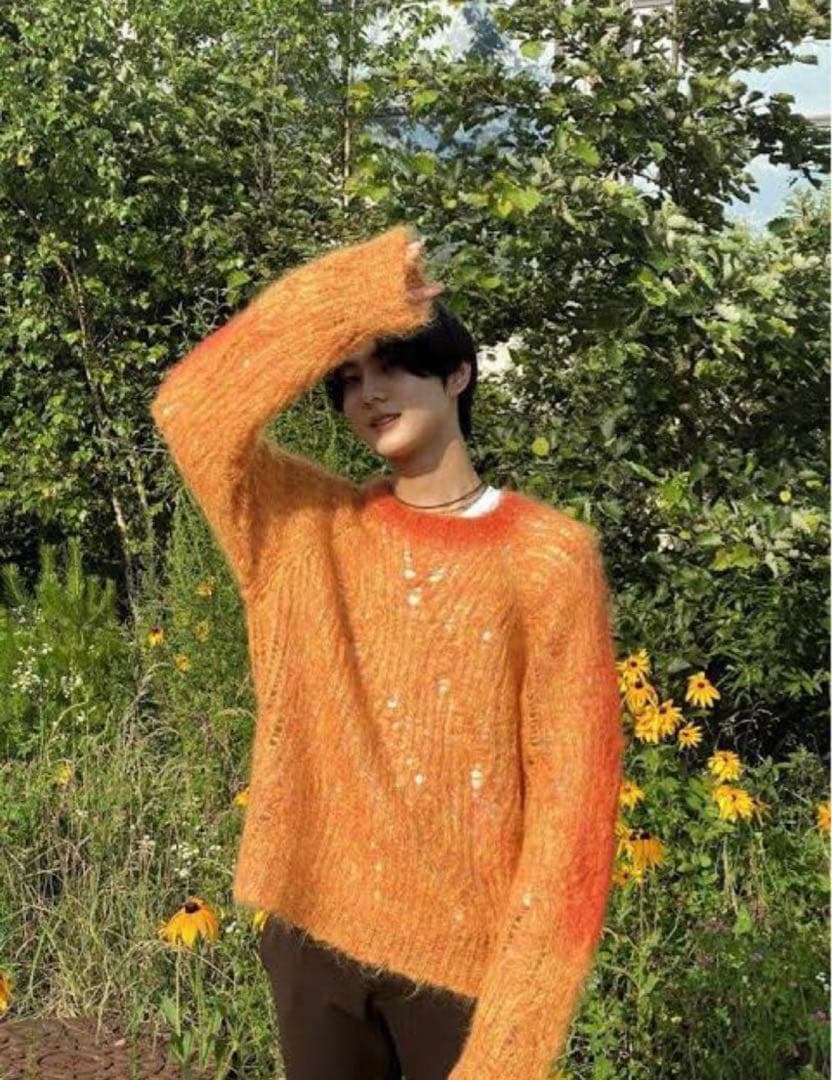 v*p様 MARNI マルニメンズ　SPRAY DYE KNIT モヘアセーター