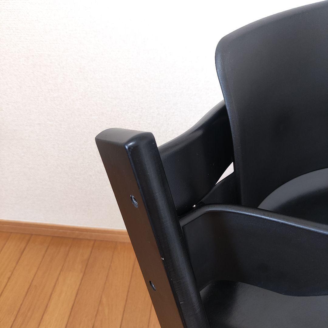 【極美品】STOKKE No.4トリップトラップ ブラック 黒