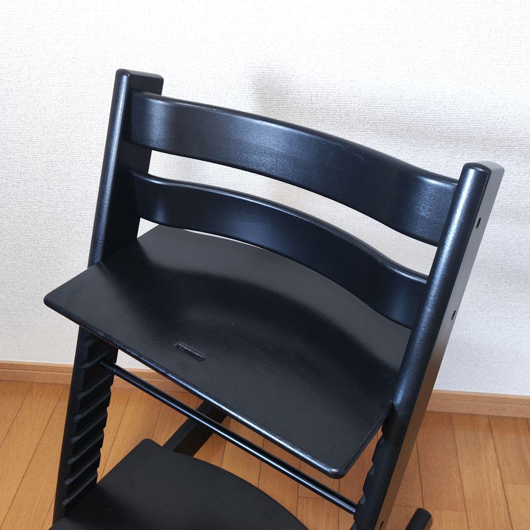 【極美品】STOKKE No.4トリップトラップ ブラック 黒