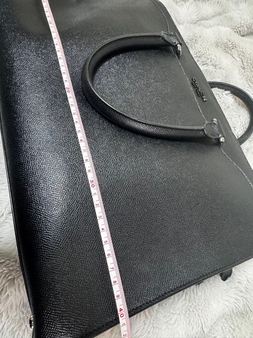 【新品】COACH レザービジネスバッククロスグレイン