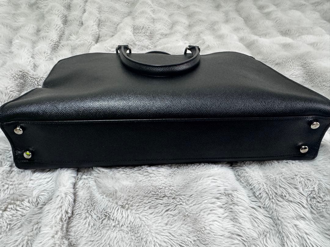 【新品】COACH レザービジネスバッククロスグレイン