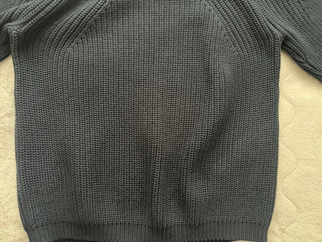 BATONER クルーネックニット　ネイビー