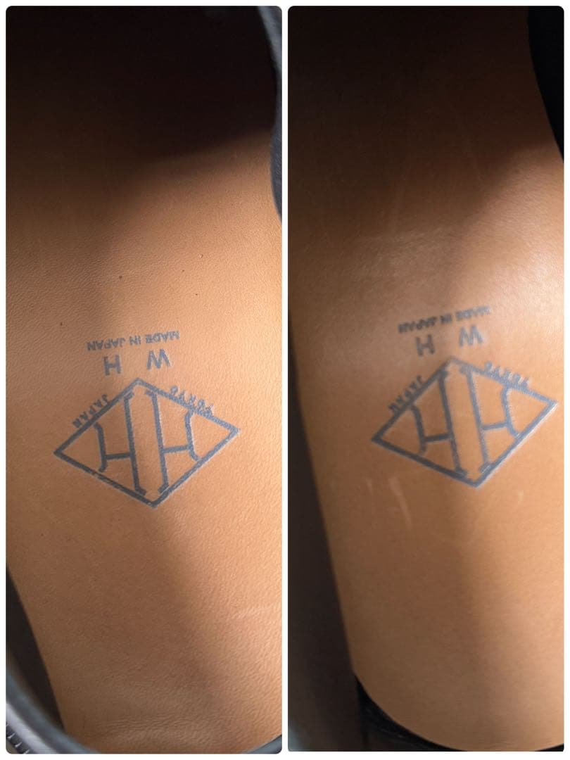 【極美品】 ダブルエイチ WHSCT-0001S スエード8.5 黒 ふにゃ男