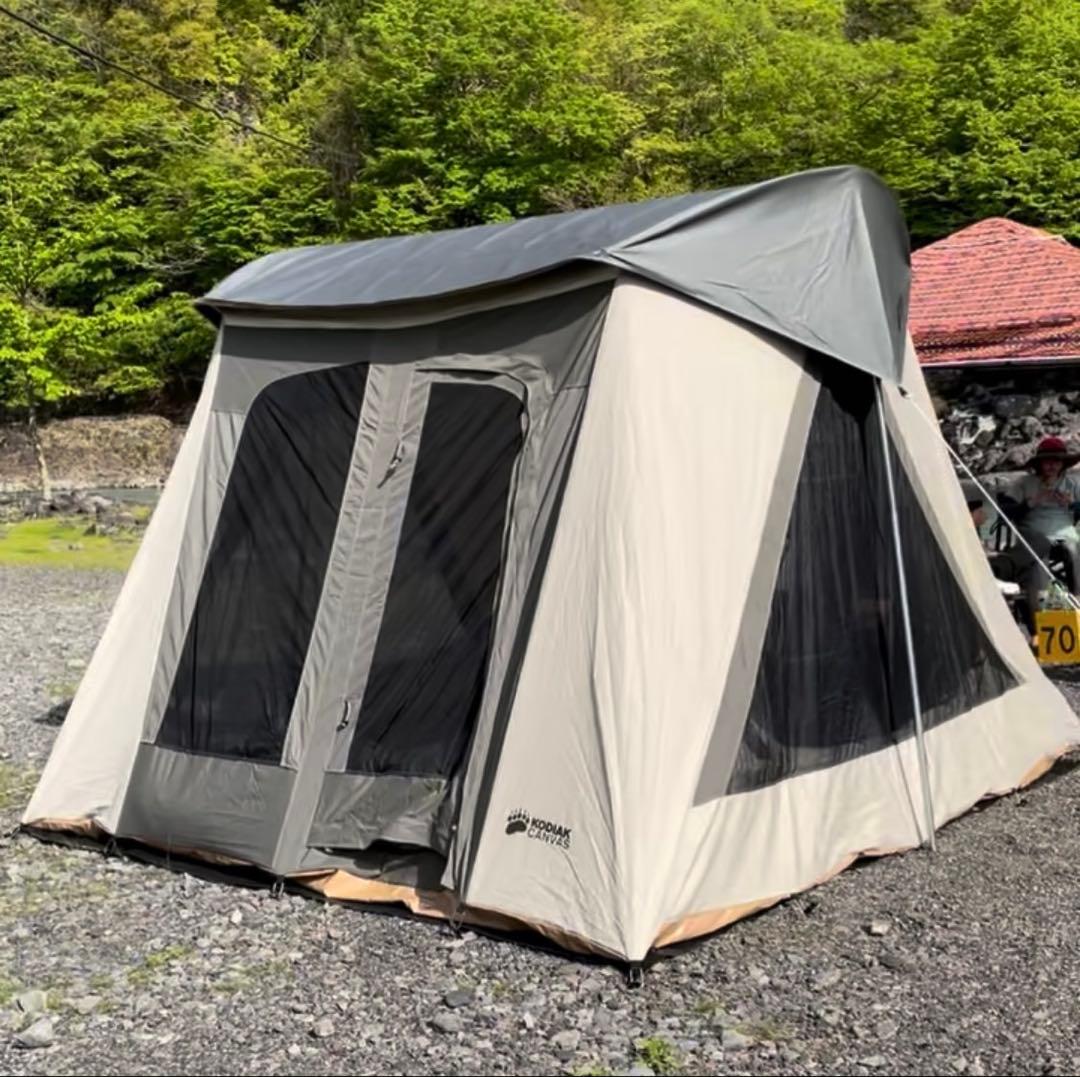 ①コディアックキャンバス Flex Bow VX 6人用テント カバートップ付き