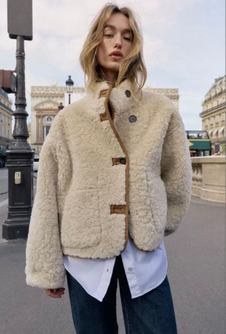 ZARA リバーシブルダブルフェイスジャケット