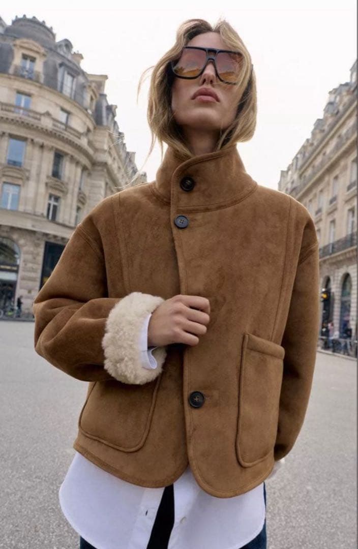 ZARA リバーシブルダブルフェイスジャケット