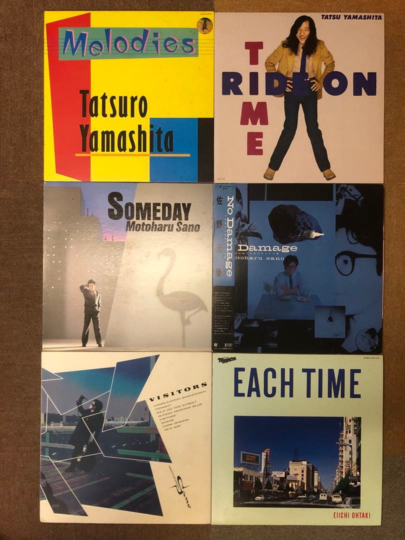 山下達郎・佐野元春・大瀧詠一　レコードコレクション