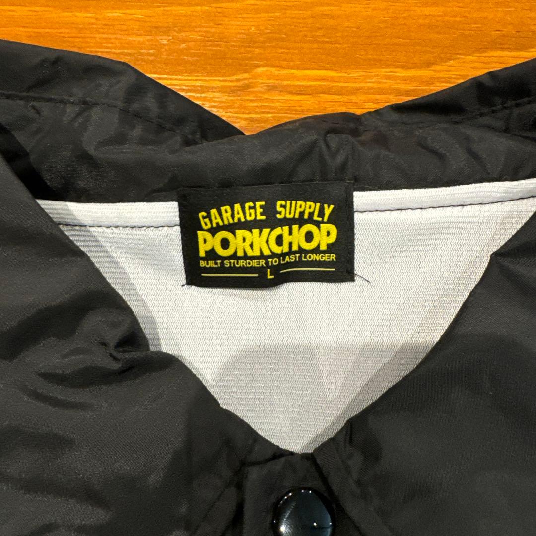PORKCHOP ナイロンジャケット L ブラック