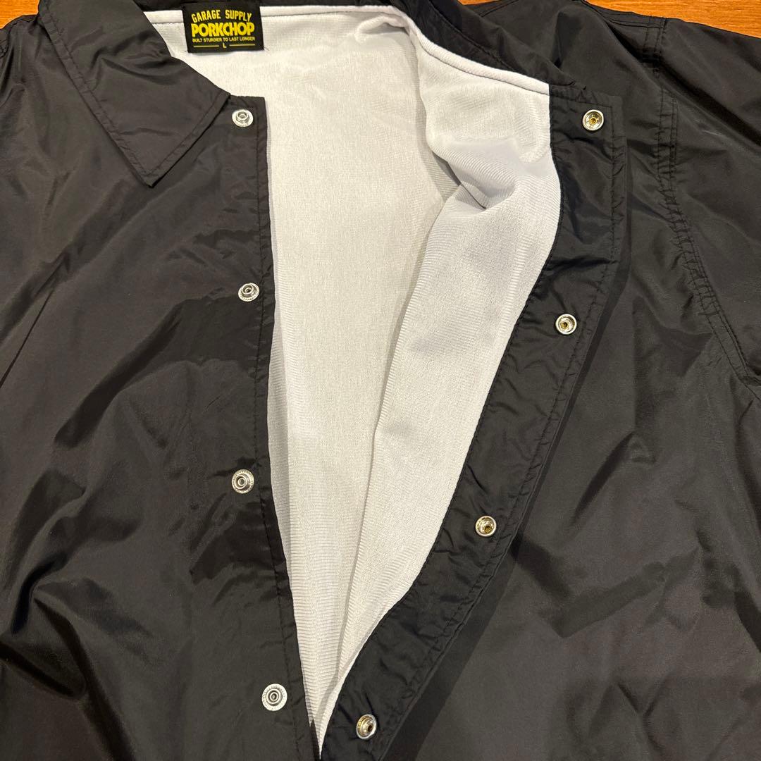 PORKCHOP ナイロンジャケット L ブラック