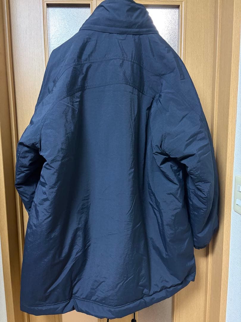 ENNOY PADDED NYLON BENCH COAT M ホワイトブラック