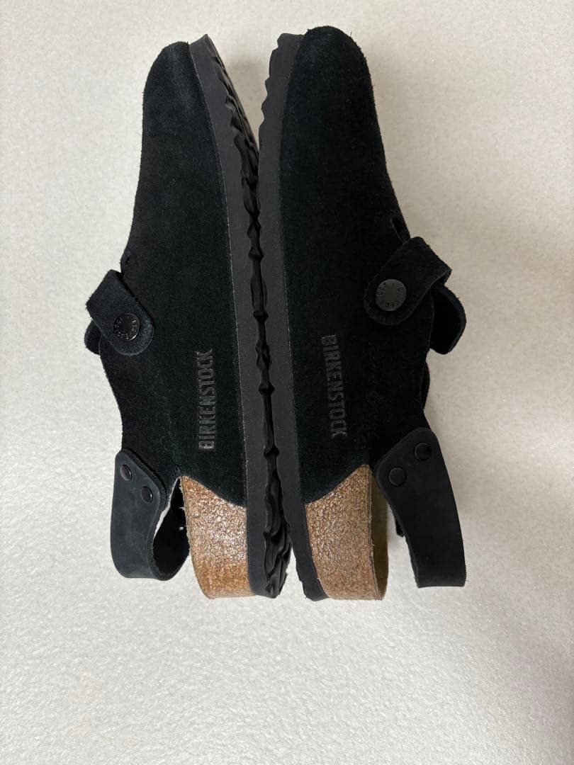 【美品】ビルケンシュトック tokio スエード サンダル黒38（24.5cm）