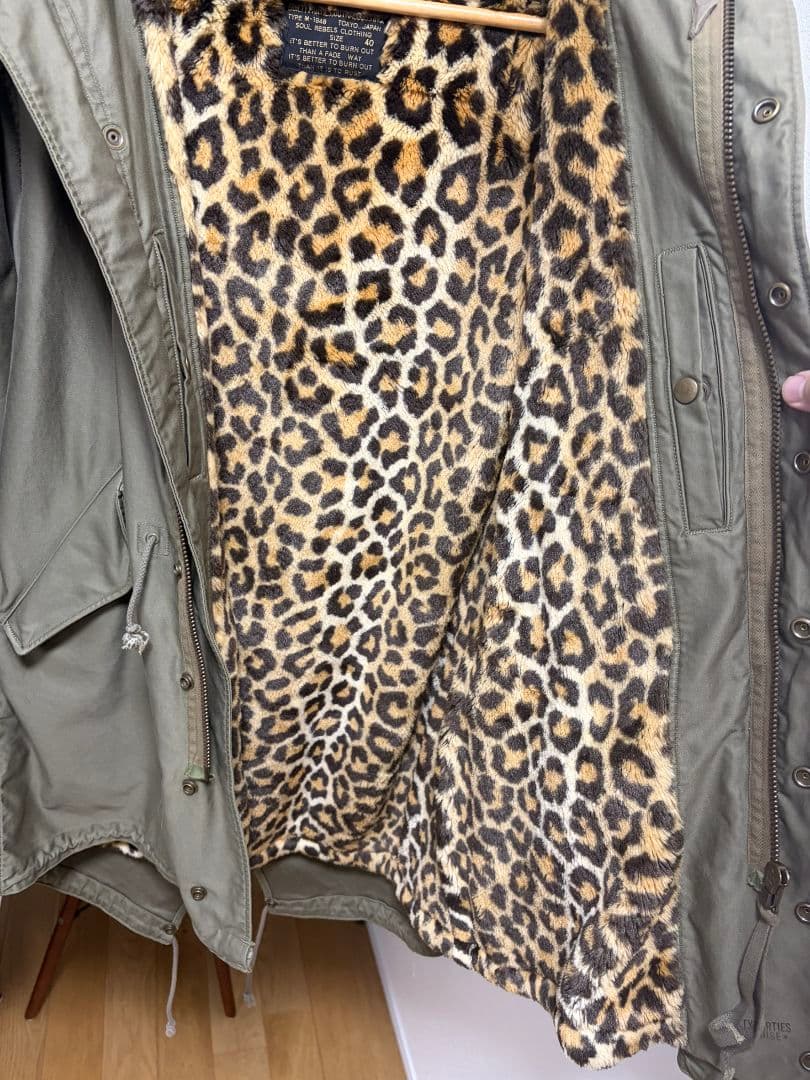 弁当様　WACKO MARIA MODS COAT leopard 　美品