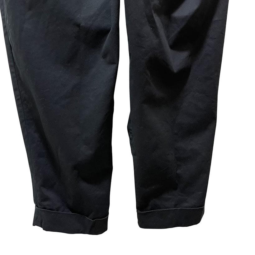 S ブラック ビームスプラス 2タック ワイド チノ BEAMS PLUS