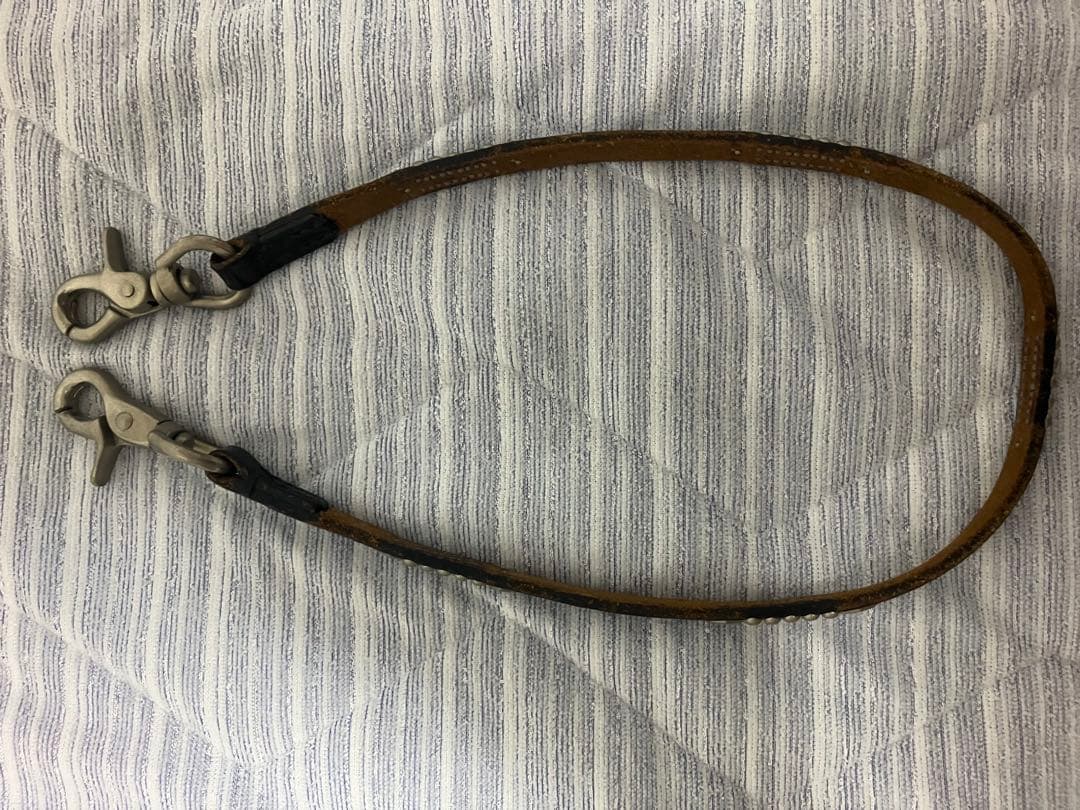 WOLFS HEAD ウルフズヘッド ウォレット コード スタッズ　藤井フミヤ着