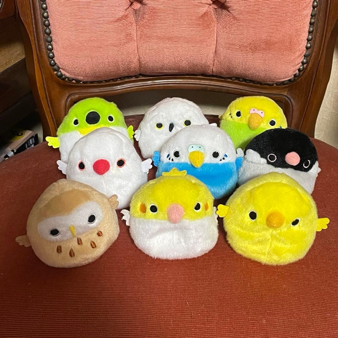 大人気　とりだんご 三英貿易　鳥　ぬいぐるみ　マスコット　9匹まとめ