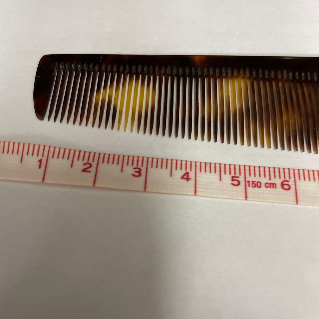 鼈甲　仕上げ　山寺　櫛