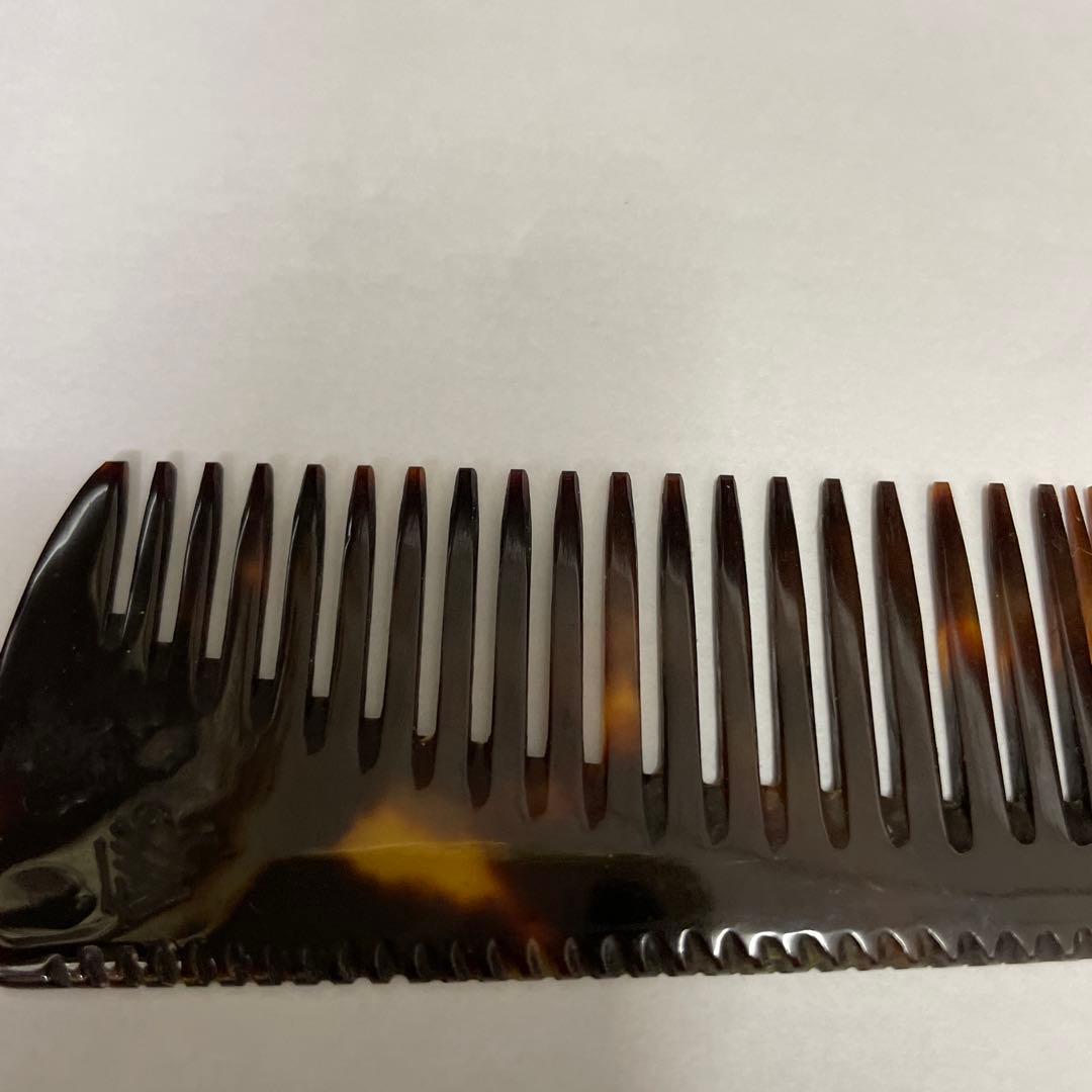 鼈甲　仕上げ　山寺　櫛