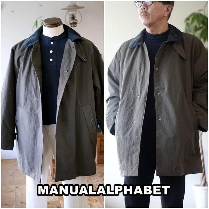 MANUAL ALPHABET マニュアルアルファベット ハーフコートM