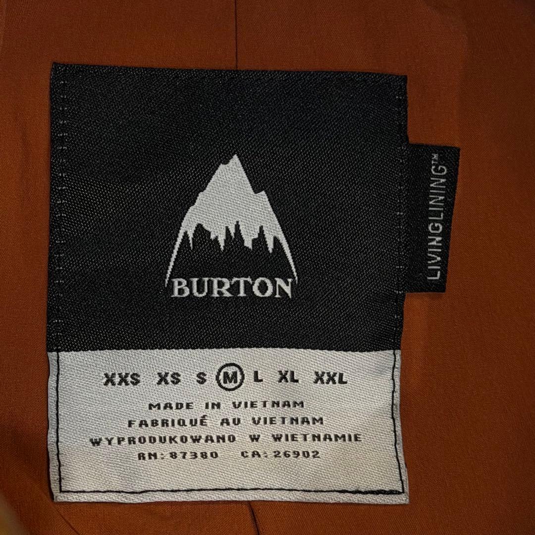 バートン WZ ZEALOUS PT/151051 ビブパンツ タグ付 オレンジ