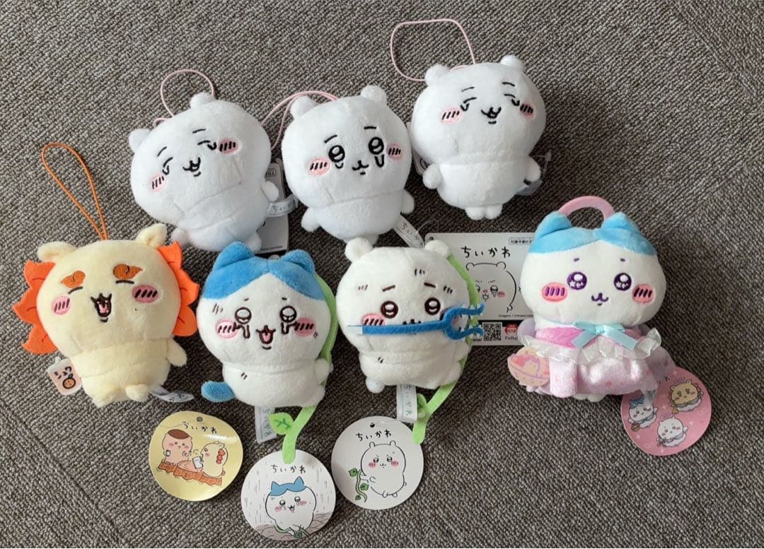 ちいかわぬいぐるみ&マスコット8点セット