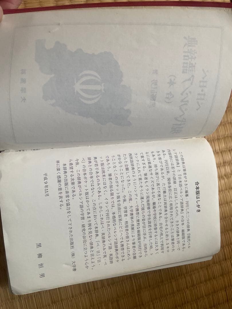 ペ日・日ペ 現代ペルシア語辞典 (合本)