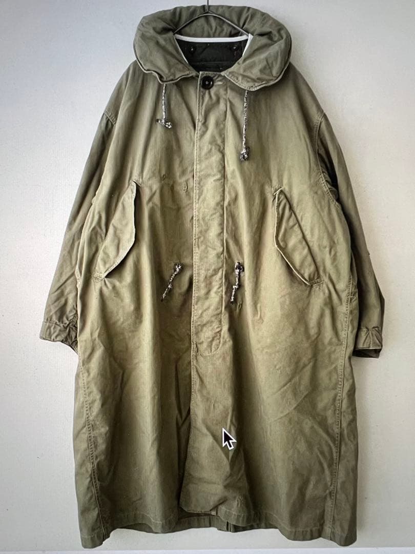 45RPM ライナー付きコットンミリタリーコート