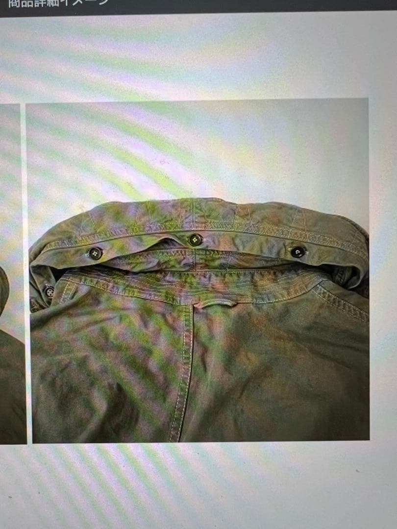 45RPM ライナー付きコットンミリタリーコート