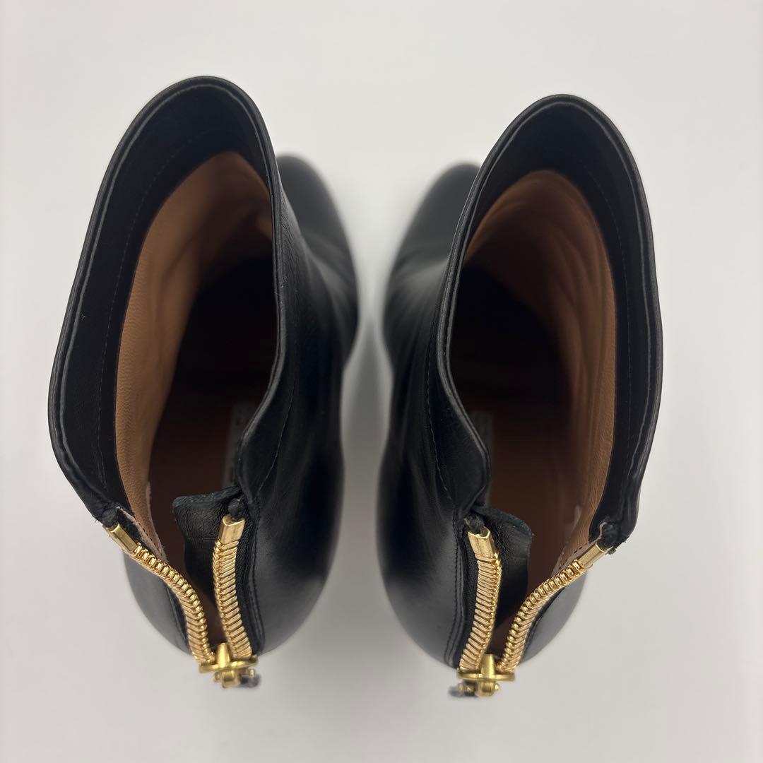 ✨美品✨ペリーコ TAXI バックジップ ショートブーツ【37】24cm 黒