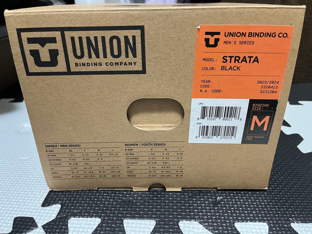 スノーボード UNION STRATA BLACK 23-24 M