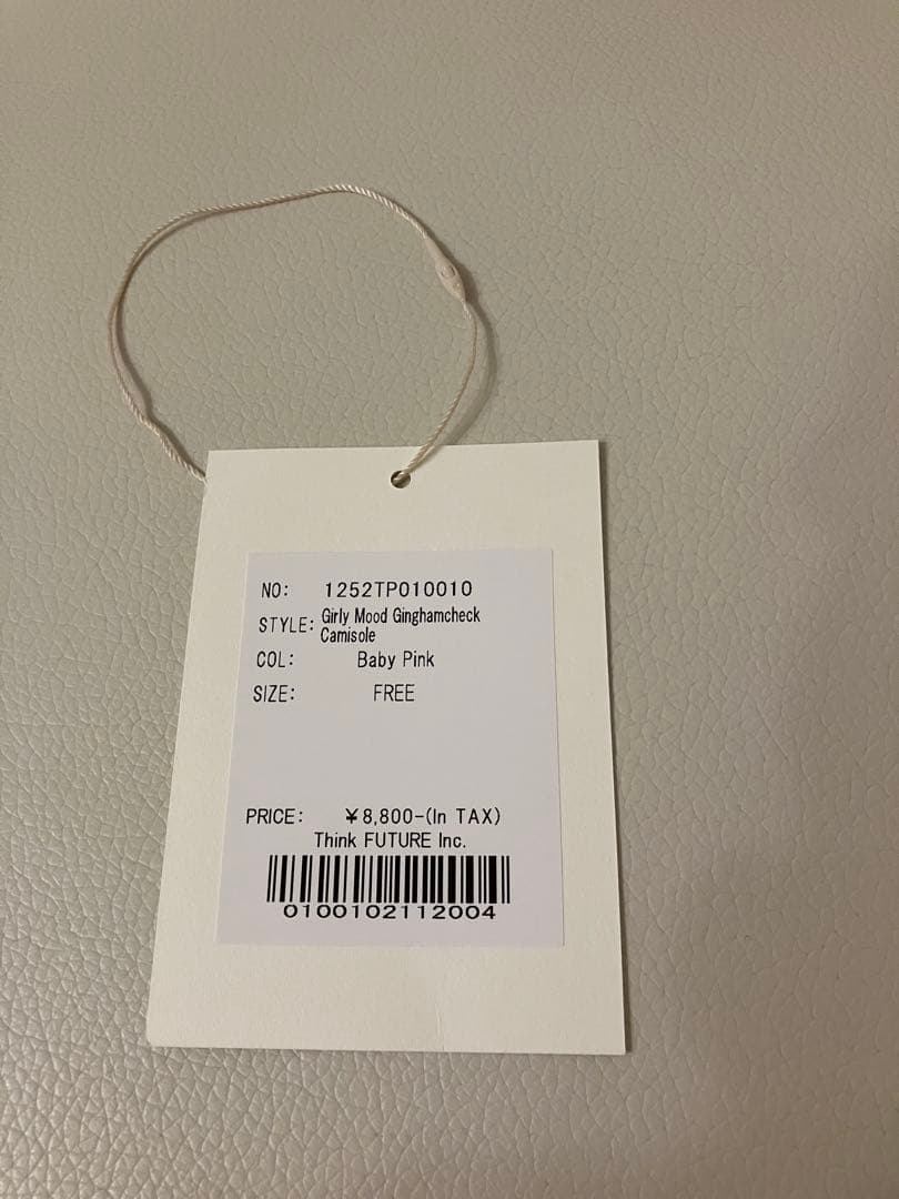 michin　Allison Brown ギンガムチェックキャミソール