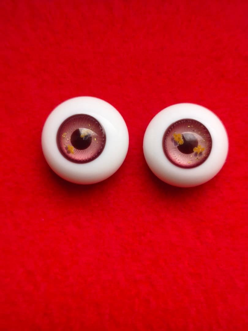 ミヤビグラスアイ　パンジー、忘れな草　16ミリ