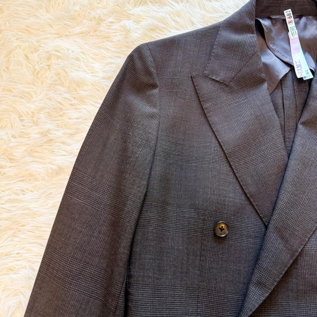 WACK　カノニコ セットアップ スーツ ダブル ウール チェック