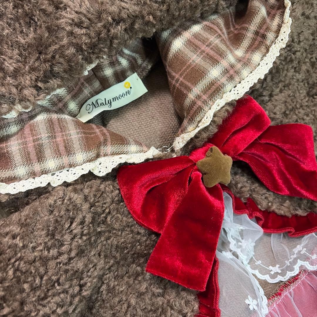 マリームーン コスプレ クリスマスチェックショコラベア バレンタイン 衣装