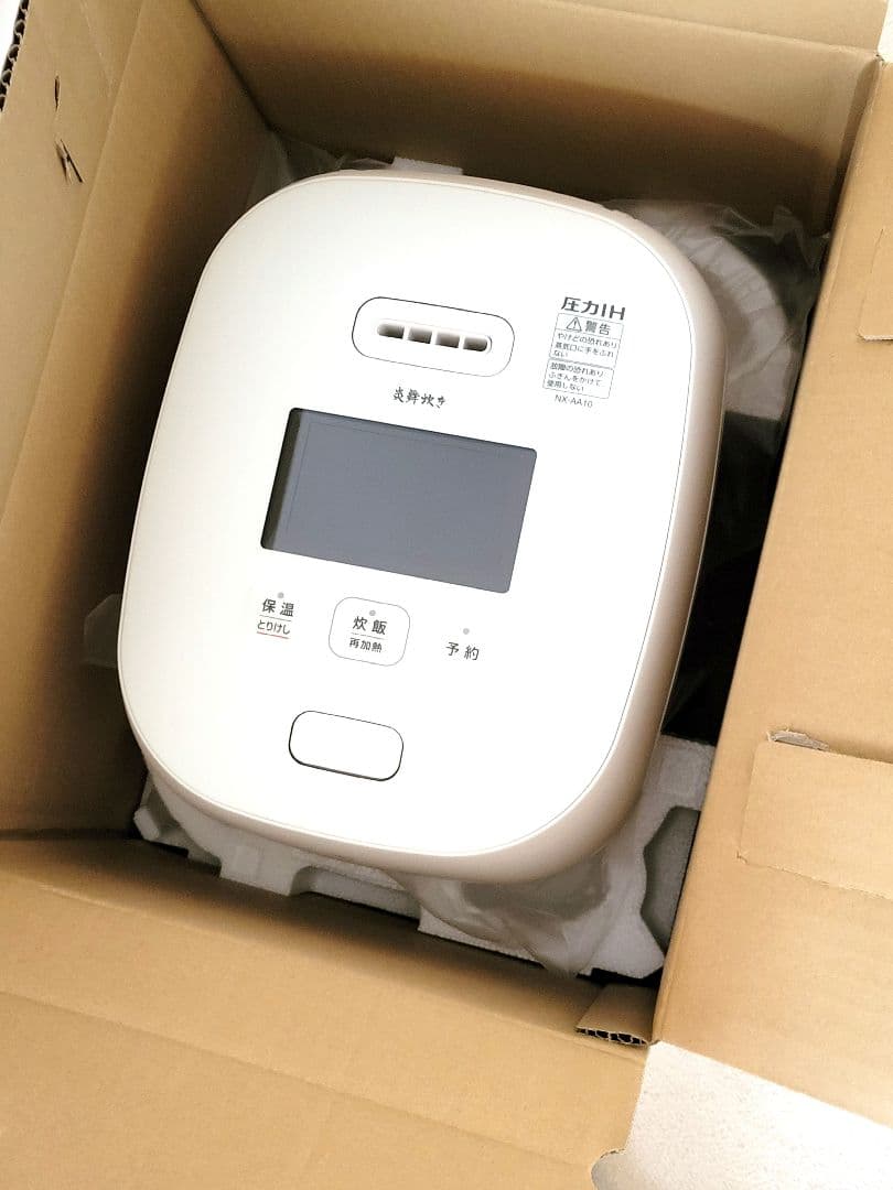 象印 圧力IH炊飯器 炎舞炊き 5.5合 NX-AA10-WZ ホワイト