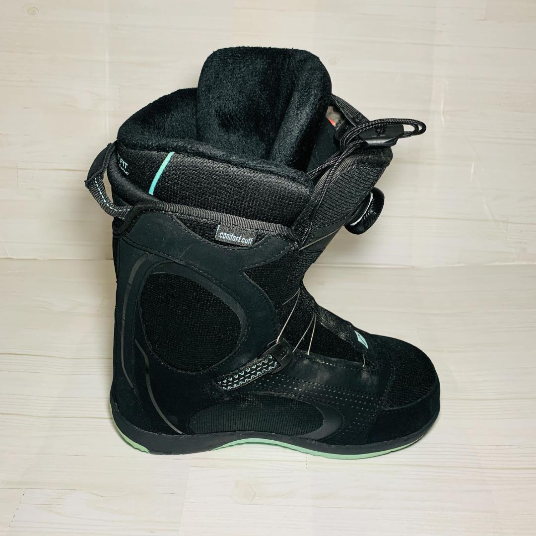 女性用スノーボードブーツ Boaシステム ブラック #0295