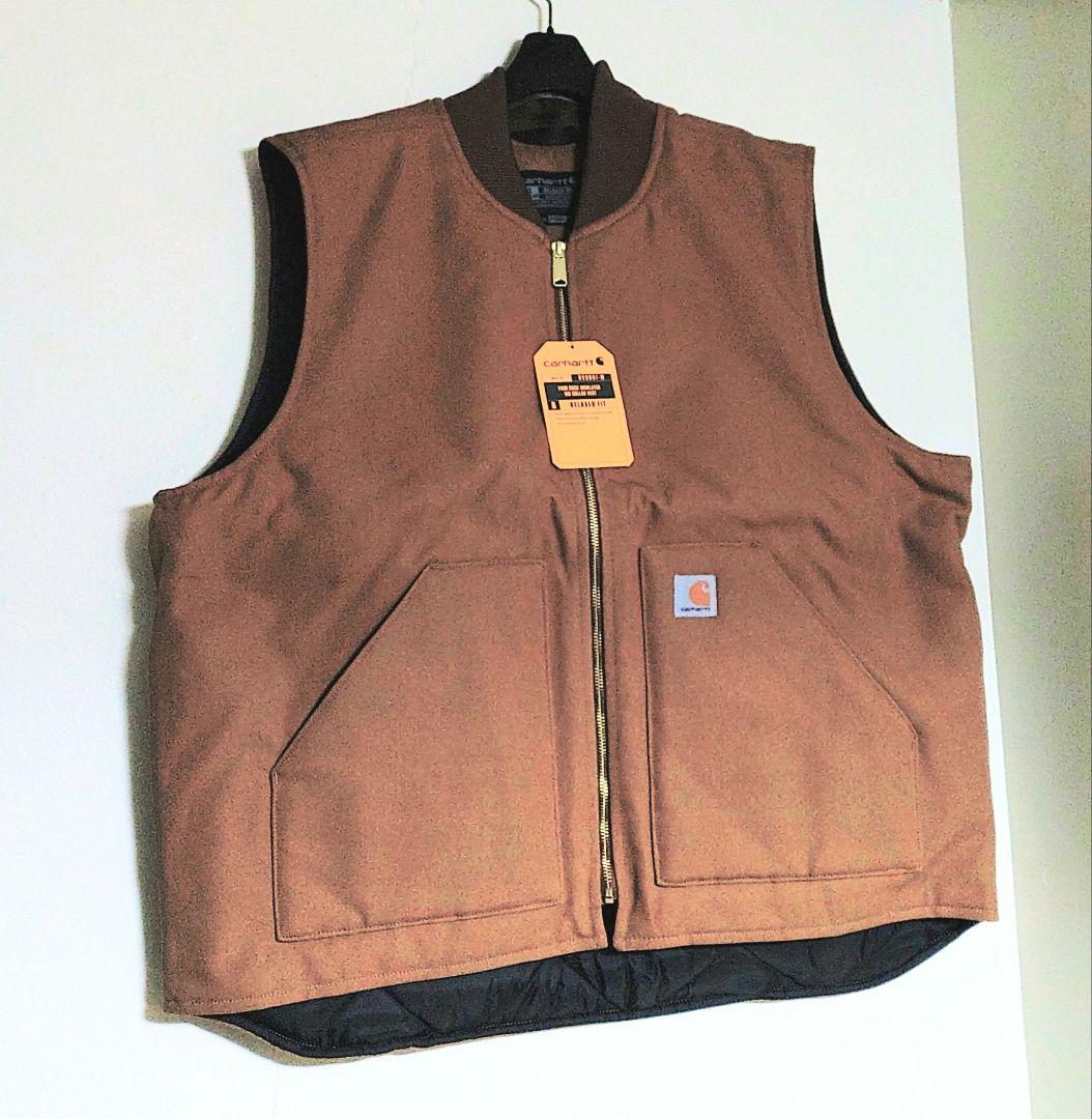 ✨❒Carhartt ブラウン ダックベスト【新品未使用】タグ付き