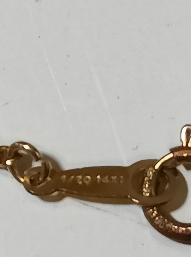 尾*る様 1/20 14K ネックレス