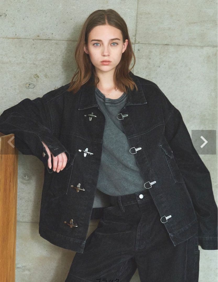 opening act ベロアデニムファイヤーマンジャケット