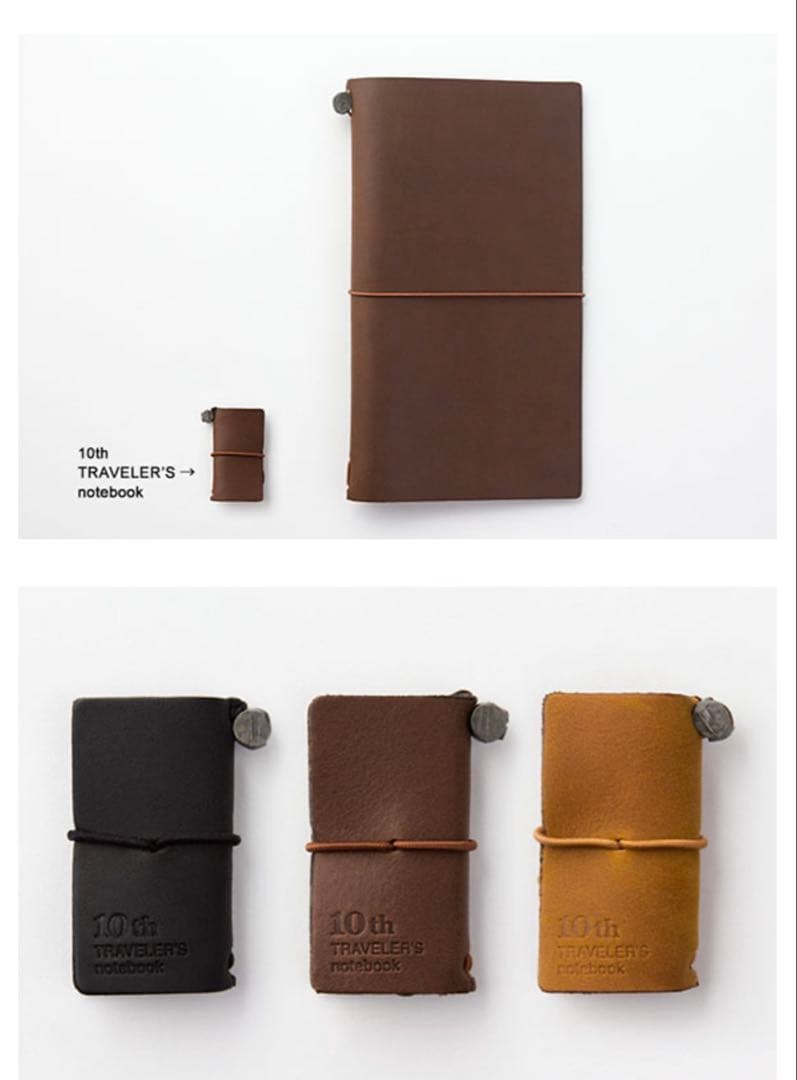 ★新品未使用★トラベラーズノート ミニ《10周年缶》セット グリーン缶／ノート黒
