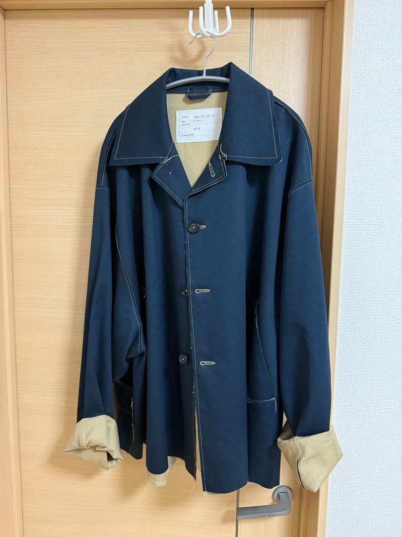 ジャケット・アウター CAMIEL FORTGENS OVERSIZESHORT MACKINTOSH