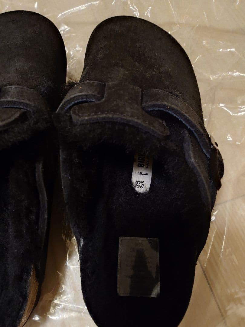 新品☆BIRKENSTOCK ボストン シアリング 35 ブラック